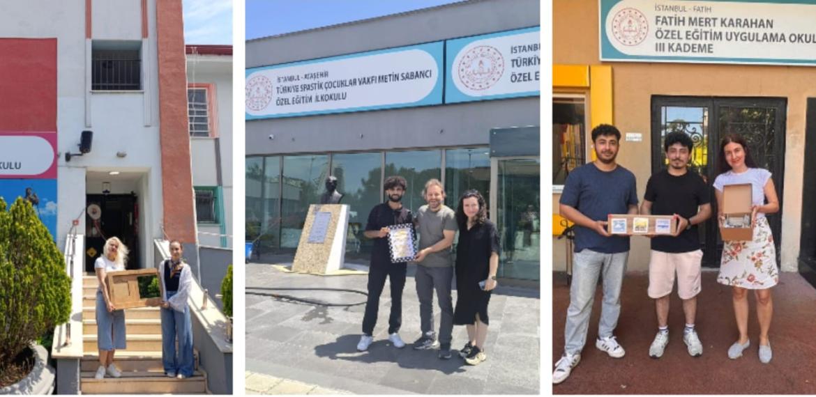 Özel Eğitim Öğretmenliği öğrencilerimiz ders kapsamında ürettikleri materyalleri ilimizde bulunan okullara bağışladı.
